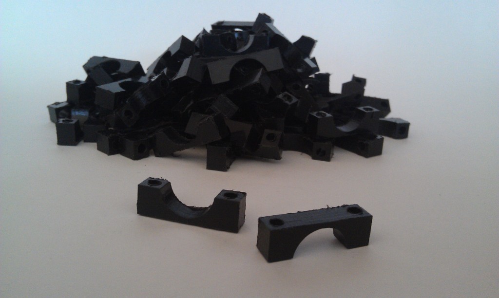 The clamps for the arms. clamps